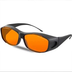 عینک ایمنی محافظ چشم پرتو دستگاه لیزر نارنجی