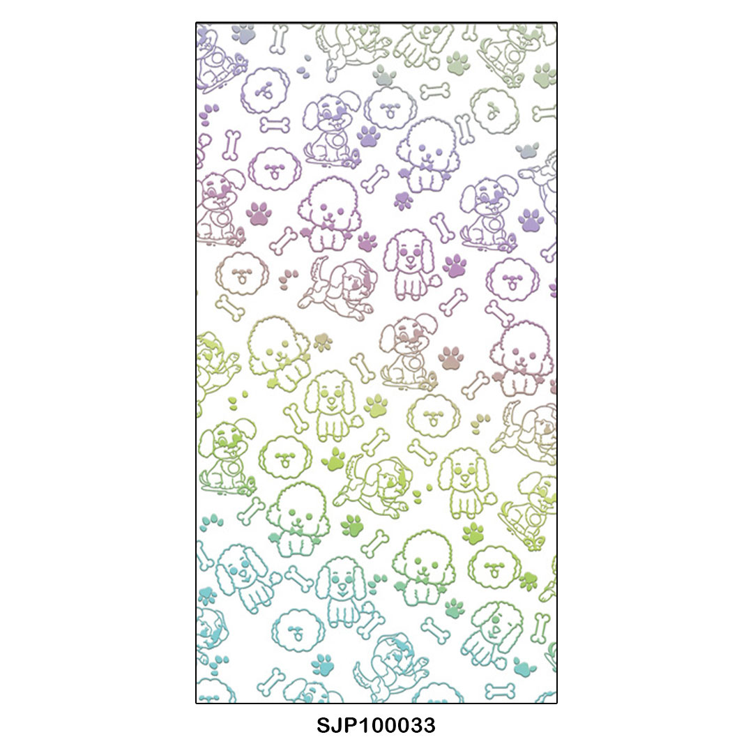 بک اسکین طرح متالایز با پس زمینه شفاف کد 33