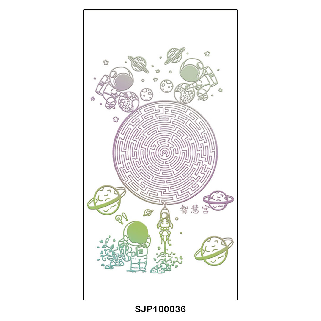 بک اسکین طرح متالایز با پس زمینه شفاف کد 36